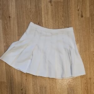 Chic White Skater Skirt